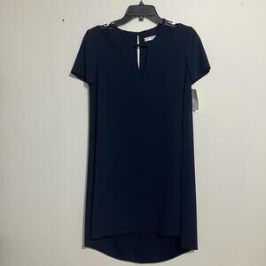 Trina Turk Luxury Navy Keyhole Women's Dress Size 0-New $258